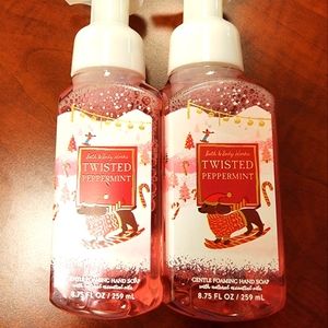 BBW Twisted Peppermint foaming hand soap
